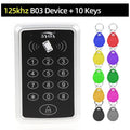 5YOA B03 RFID Keypad Access Control 125KHz EM Card Reader Door Lock Opener Keyboard Controller System for Security