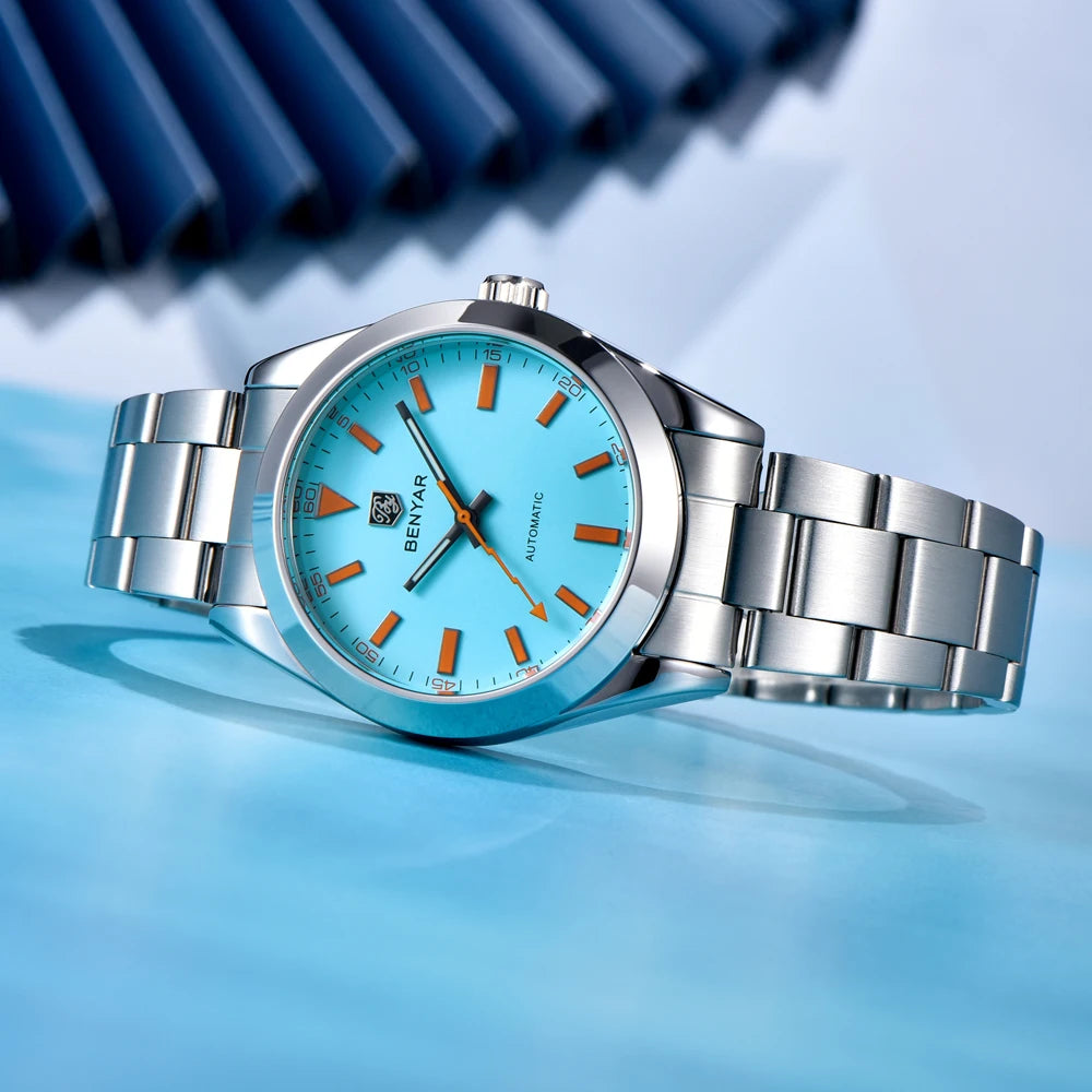 2026 New BENYAR Men's Watches Top Luxury Automatic Watch For Men Mechanical Wristwatch Stainless Steel Waterproof Luminous Gift