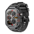 Rugged Smartwatch for Men 3ATM Waterproof Smartwatch 1.96 inch screen for Android and iOS Phones Fitness Tracker Watch with 100+ Sports Modes-5