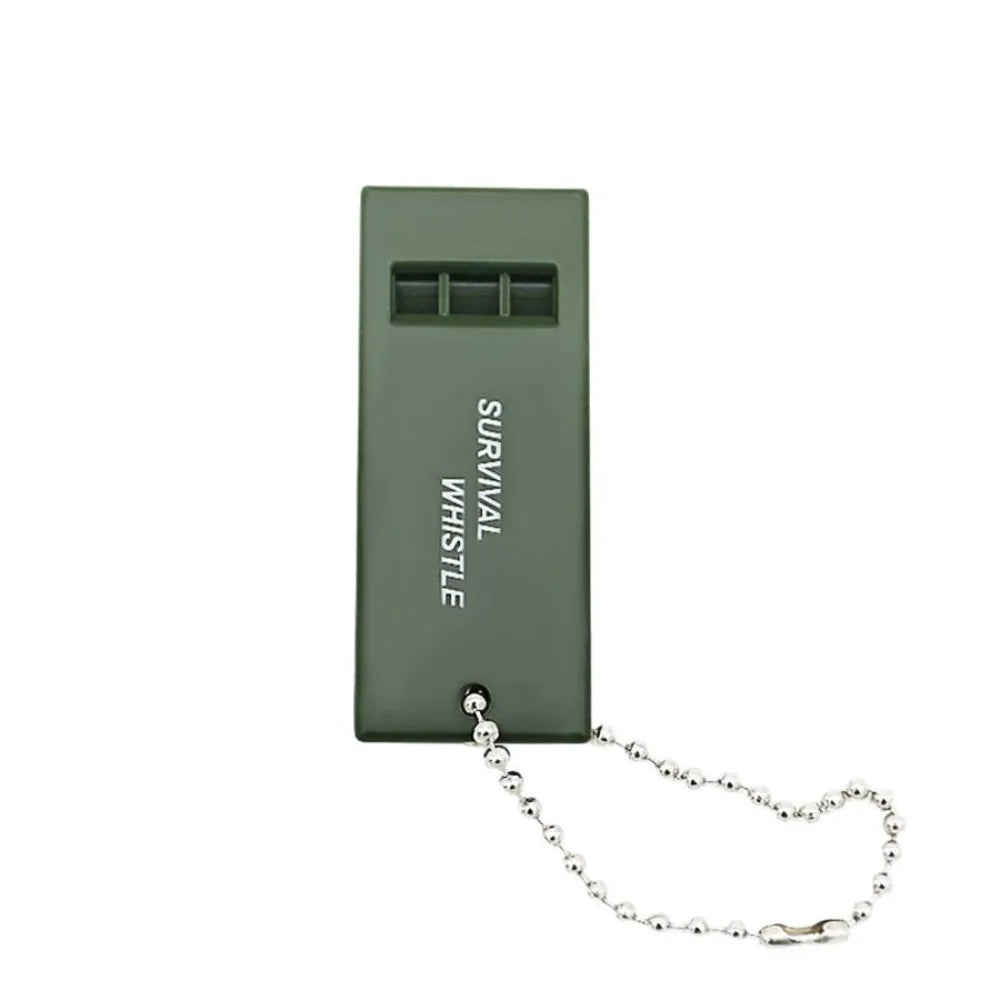 Survival Whistle Triple Frequency High Pitch Loud for Emergency Outdoor Rescue Hiking Camping Earthquake Safety Whistle Gear