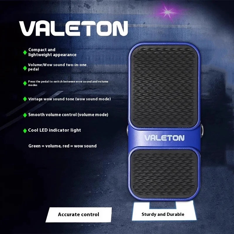Valeton EP-1 Electric Guitar Effector Pedal EP-2 Two-in-one Expression Wow Volume Universal Single Block Gifts