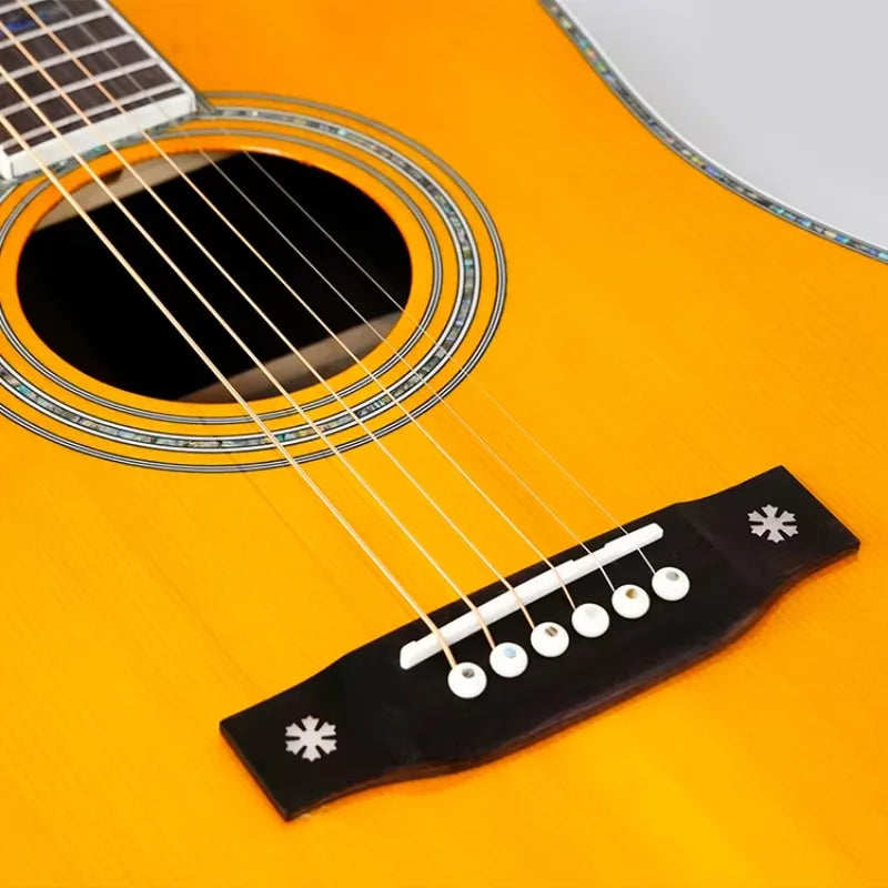 OEM/ODM LR5D 41 Inch All Solid Spruce/Rosewood Acoustic Guitar 650mm Scal Length Professional Use Chinese Factory Direct Sale