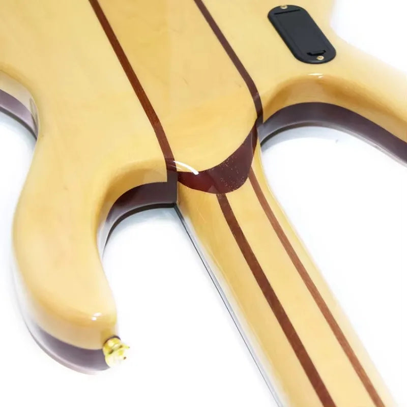 Custom logo 4/5/6 Strings 24 Frets High Grade Conjoined Neck Active Electric Bass Guitar