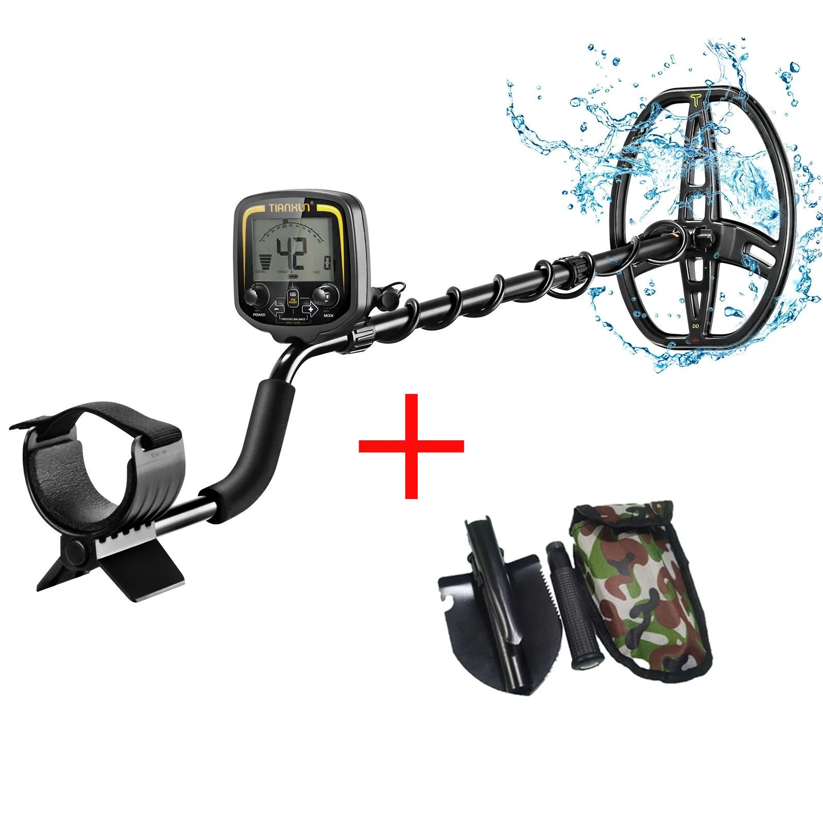 TX-850 LCD Digital Display Metal Detector For professional Underground Metal Detector Finder Gold Prospector Treasure Hunter
