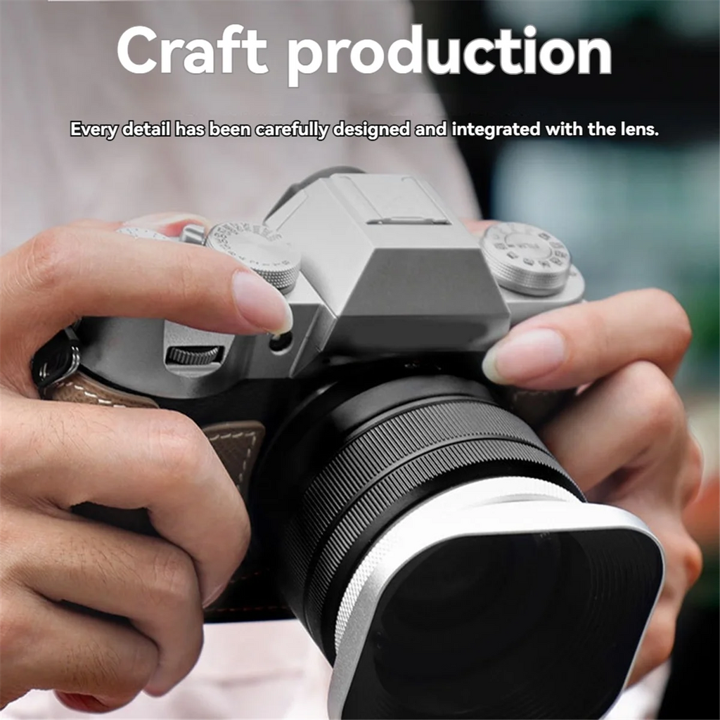 Hot sale Square Mirrorless Camera Lens Hood 52mm Lens Hood for DSLR Camera Photography Accessories
