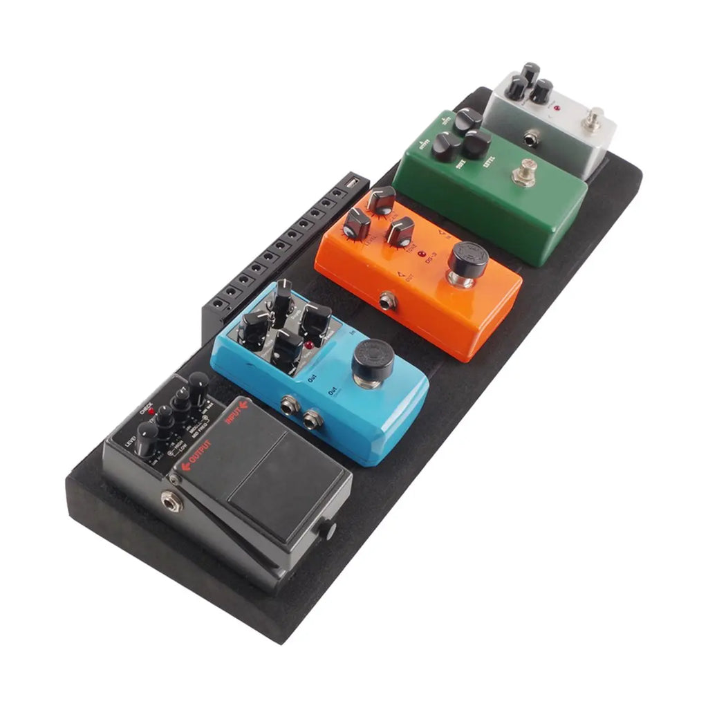 Guitar Effects Pedal Board Non-Slip Guitar Pedal Board Portable EVA Guitar Pedalboard for Performances [AA74-AAA]