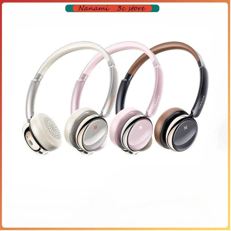 FiiO SnowSky Anytime Headphones On-Ear ANC Bluetooth Headphone Long Battery Life Low Delay Retro Wireless Earphones