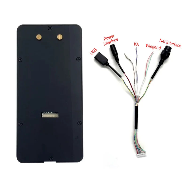 Employee Punch Card Time Attendance Software System With SDK 5 Inch Face Recognition Access Control Biometric Machine