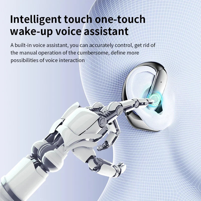 AI Translator Bluetooth 5.3 Earphones Q102 Waterproof Wireless Headphones with ENC Noise Cancelling Mic For Sports Workout Gym