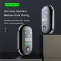 SUNRI-Compact Highly Accurate Alcohol Detector Rechargeable Long-Lasting Breathalyzer G1 Multi-Language Tester