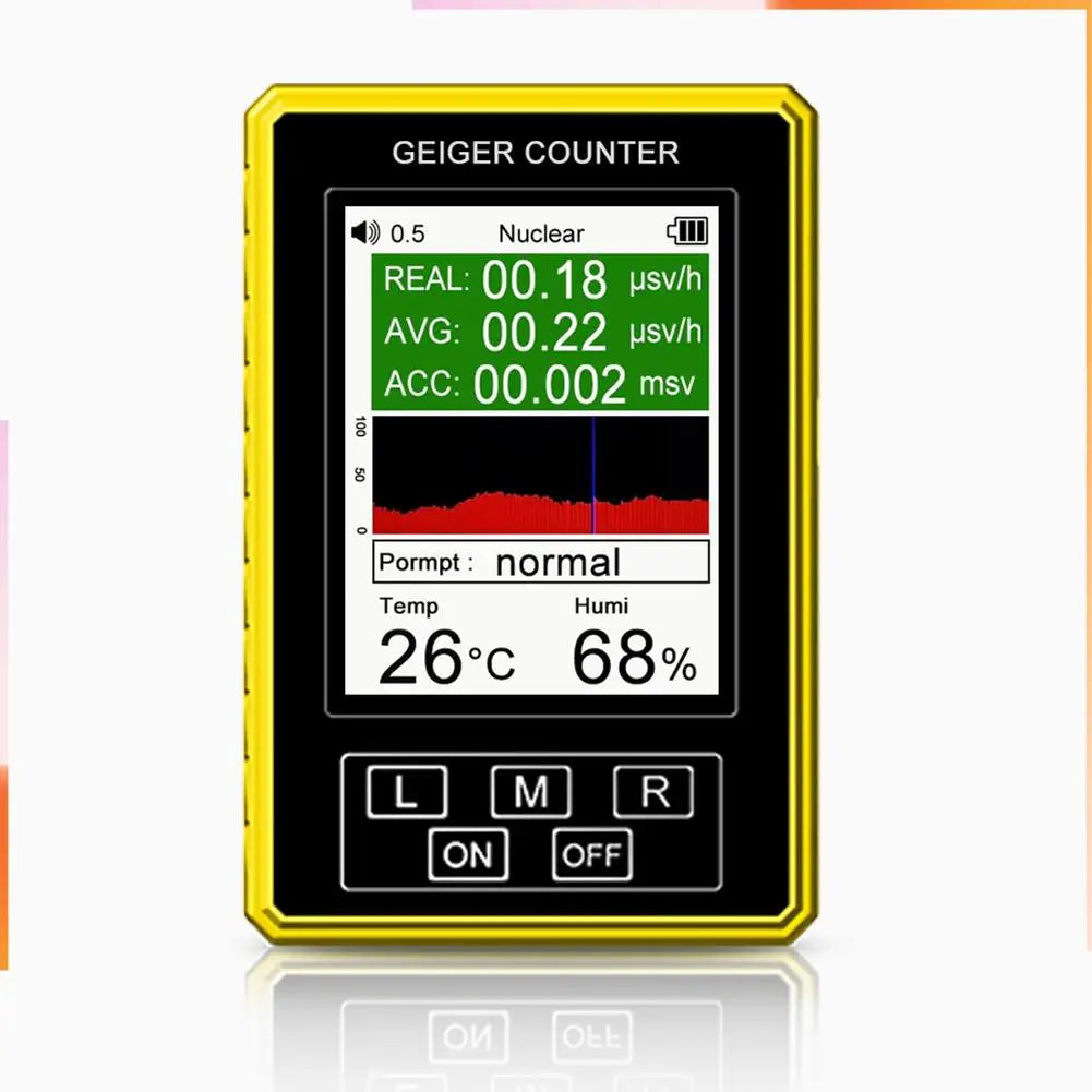 A92Z XR3 Pro Digital Nuclear Radiation Detector Geiger Counter Semi-Functional Dosimeter EMF Meter Βγ X-Ray Beta Gamma Tester