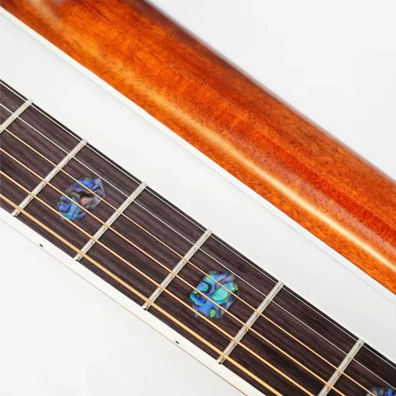 OEM/ODM LR5D 41 Inch All Solid Spruce/Rosewood Acoustic Guitar 650mm Scal Length Professional Use Chinese Factory Direct Sale