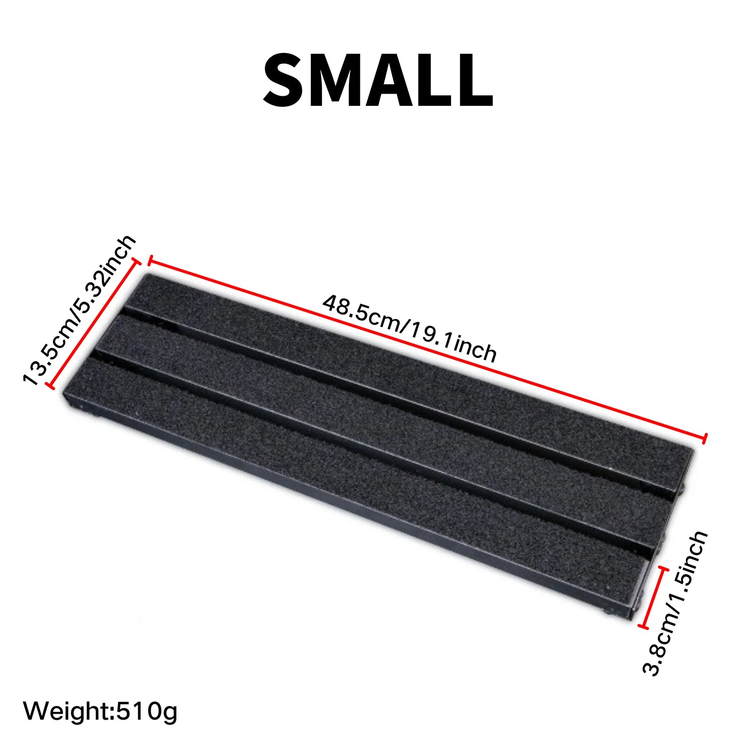 19inch guitar pedals with durable metal construction and lightweight 4row tilt design made of aerospace-grade aluminum