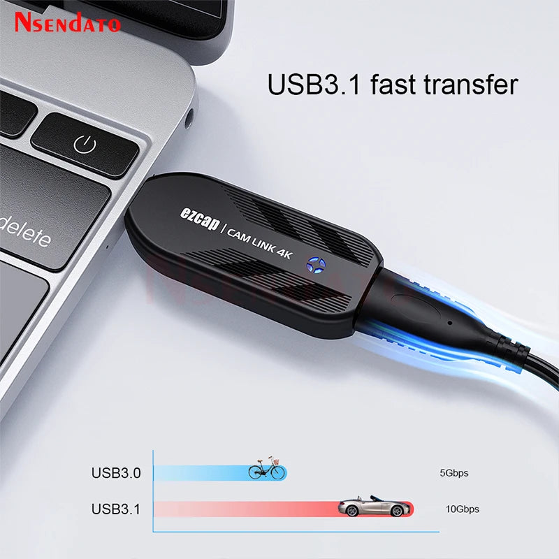 Ezcap331 camlink 4k 30Fps 1080P 120hz HDMI Video Capture Card USB 3.0 Broadcast Live Streaming Record For DSLR Camcorder Camera
