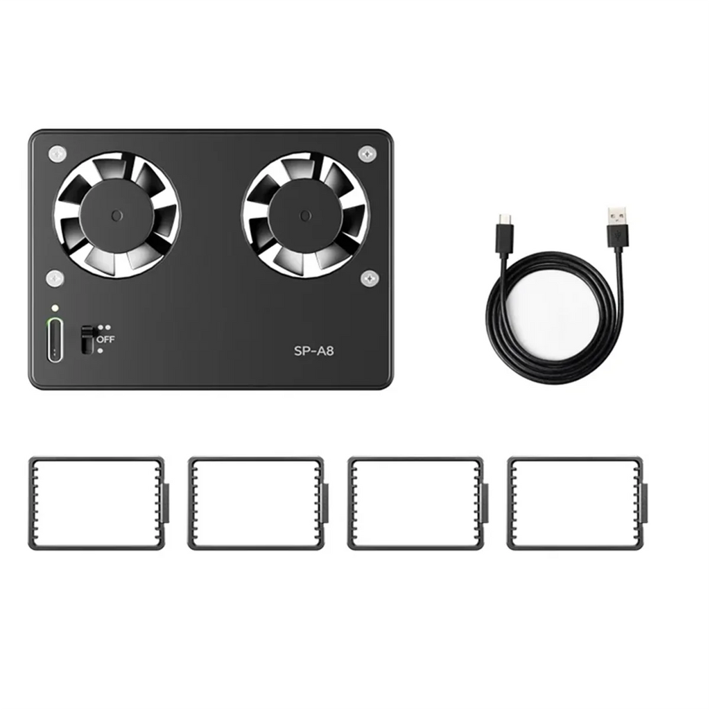 New SP-A8 Camera Cooling Fan for Canon Sony FUJI A7M4 ZVE1 A6700 A7C2 ZVE10 ZV1 R5 90D XS10 XT4 X-H2S Dslr Cooling System