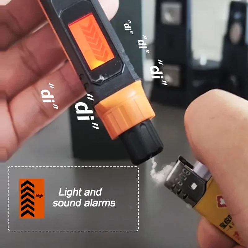 Gas Leak Detector Combustible Gas Detector 50A 0-1000PPM Beep& Screen Alarm Mini Handheld For Natural Gas