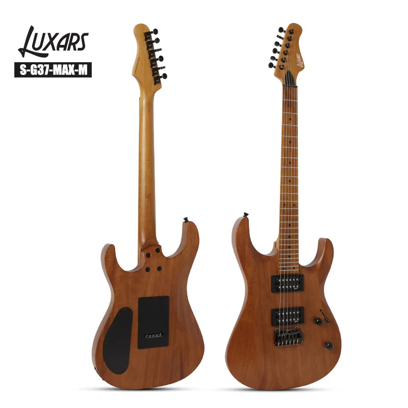 High Grade Poplar Body Roasted Maple Neck Fingerboard 24 Frets Round End Fret Guitar Electric