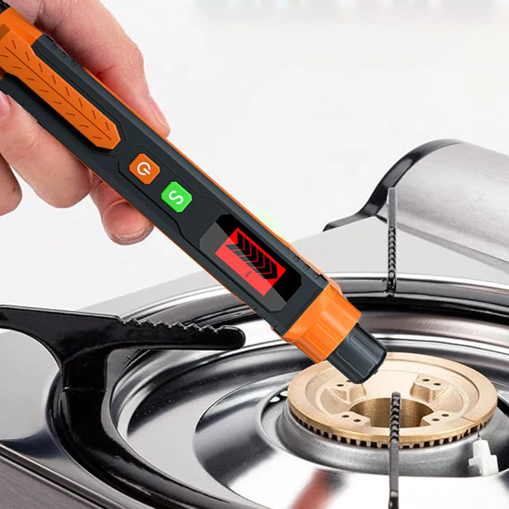 Gas Leak Detector Combustible Gas Detector 50A 0-1000PPM Beep& Screen Alarm Mini Handheld For Natural Gas