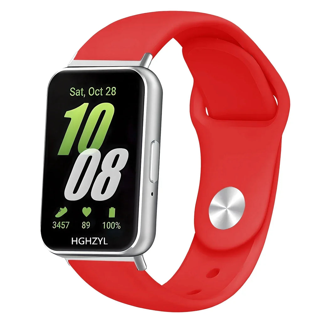 Soft Silicone Strap For Samsung Galaxy Fit 3 Smart Watch Sports Bracelet Watchband For Galaxy Fit3 Replacement Wrist Band Correa