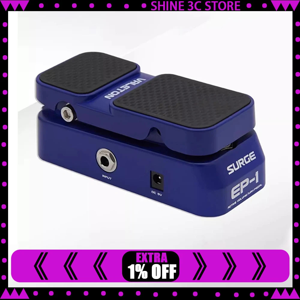 Valeton EP-1 Electric Guitar Effector Pedal EP-2 Two-in-one Expression Wow Volume Universal Single Block Gifts