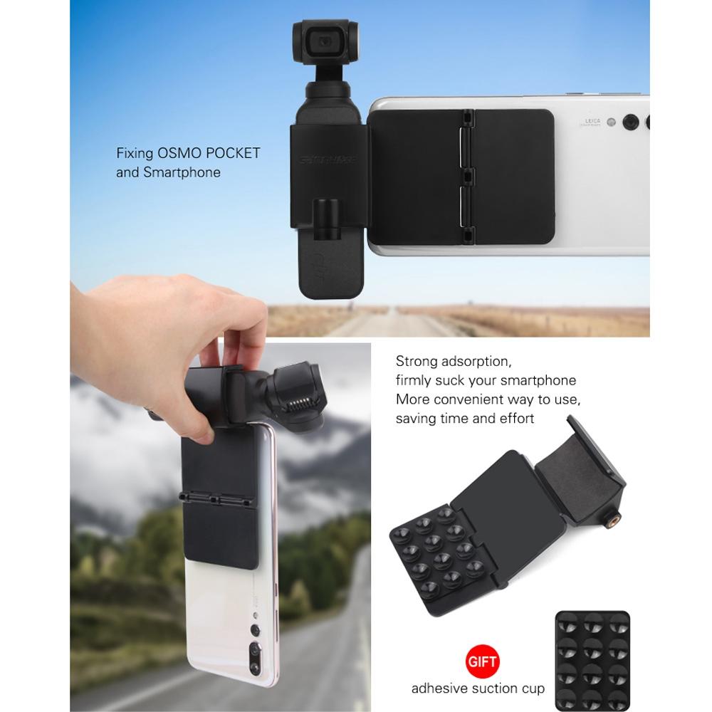NNEIDS Folding Tripod For Dji Pocket With Sucker Holder-2