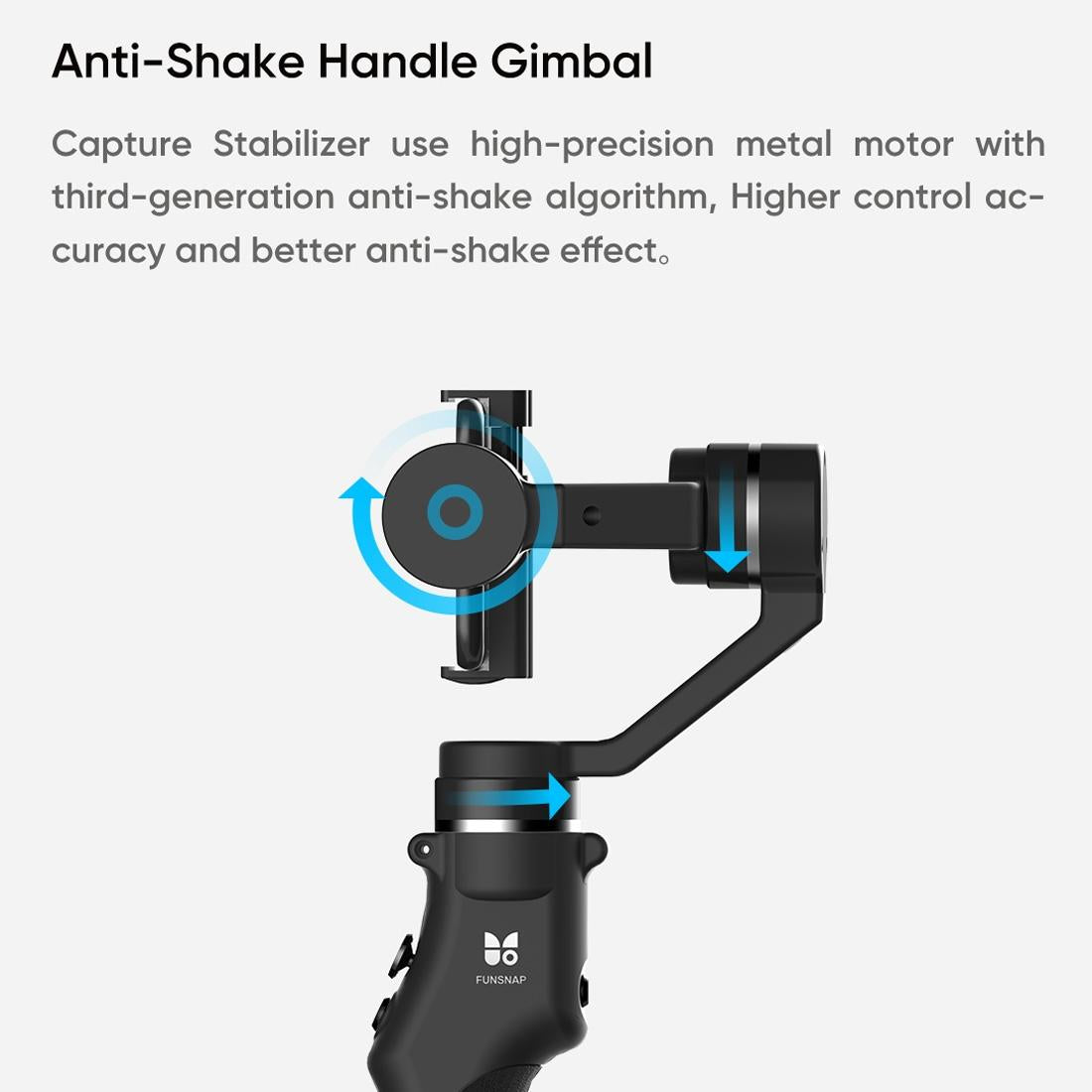 NNEIDS Capture1 Outdoor Video Gimbal Stabilizer - Black-3