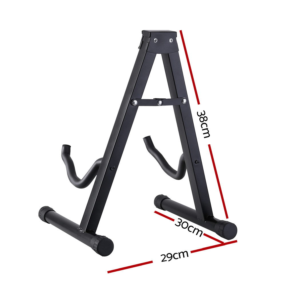 NNEDSZ Folding Acoustic Guitar Stand Bass Floor Rack Holder Accessories Pack-1
