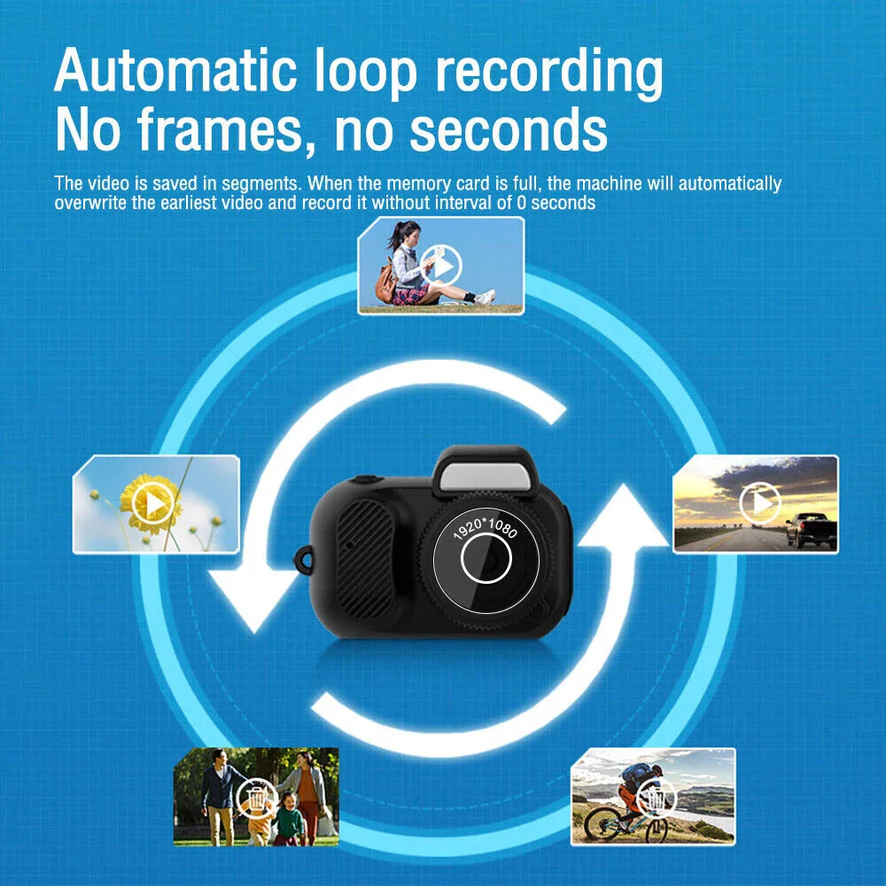 Mini Camera HD Portable Sports Camera (1080p)-1