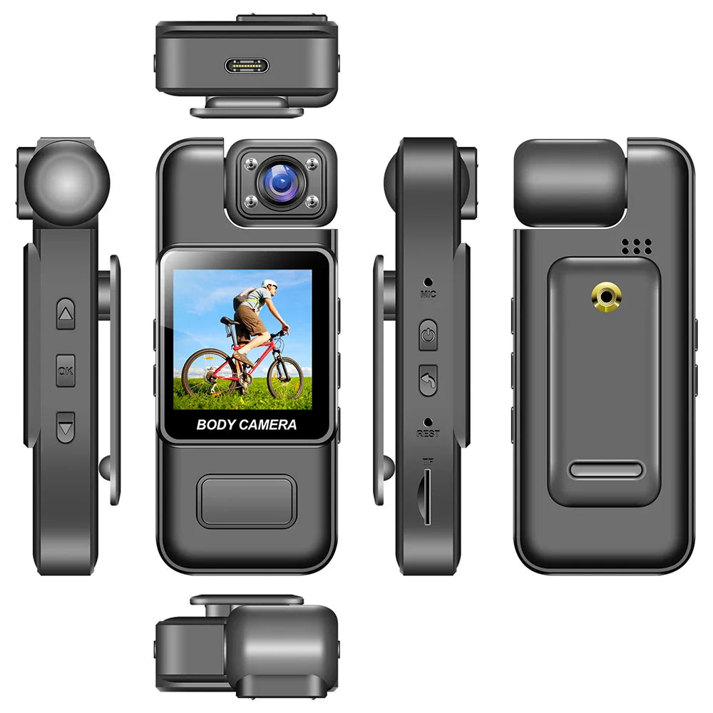 NNEOBA WiFi Mini Body Camera Black-0