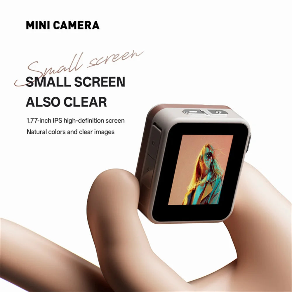 NNEOBA Retro Mini Keychain Camera Khaki-4