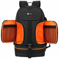 Camera Backpack Reflective StripeTripod Straps Orange-0