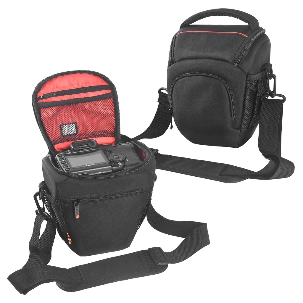 DSLR Camera Shoulder Bag Crossbody Black-1