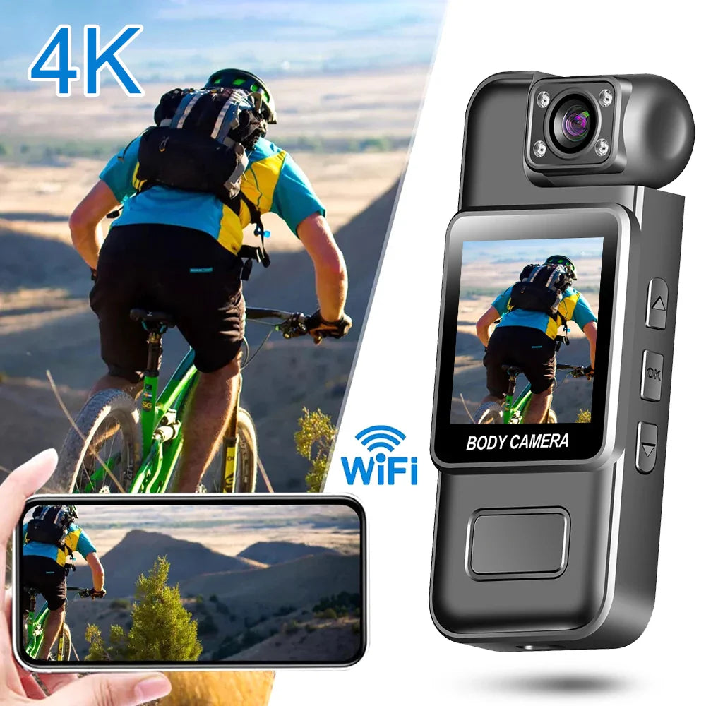NNEOBA WiFi Mini Body Camera Black-3