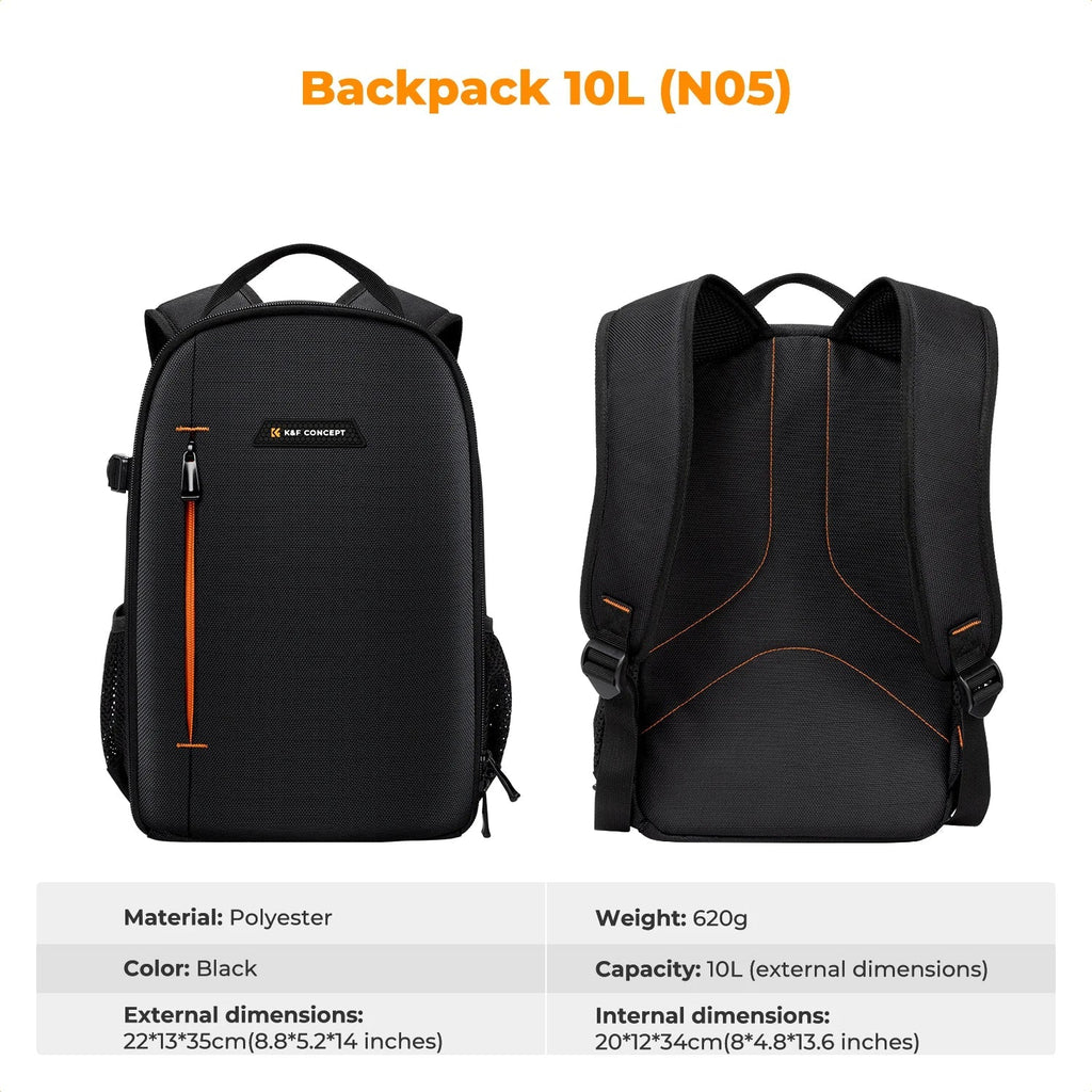 10L Lightweight Camera Backpack Black-2