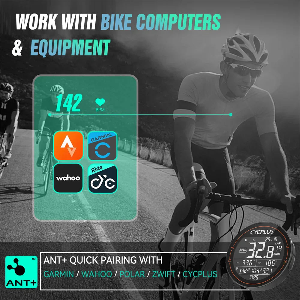 Bluetooth And ANT+ Heart Rate Sensor Armband Ultra-Light Fitness Monitor Black-2