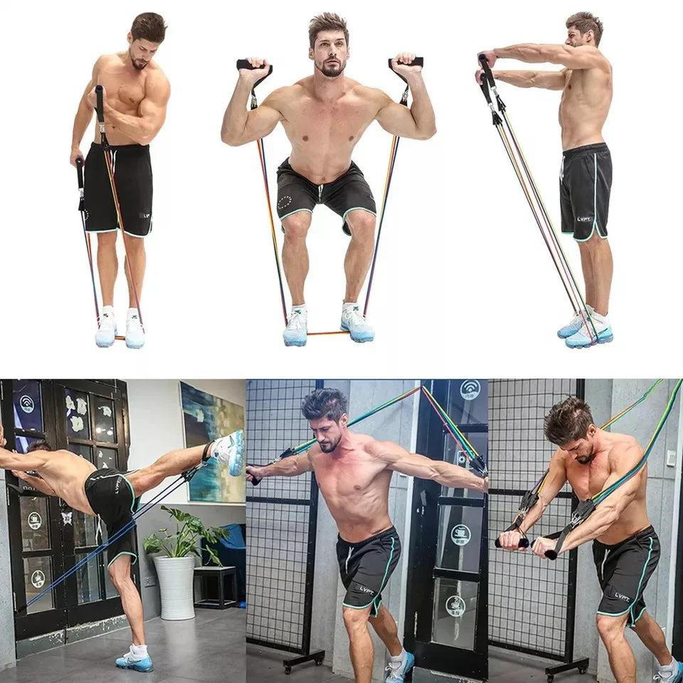 NNEOBA 150LBS Portable Resistance Bands for Bodybuilding and Fitness-3