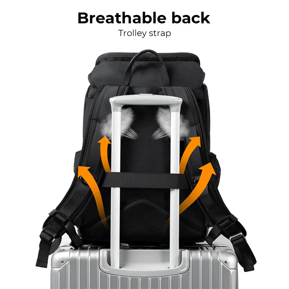 NNEOBA 25L Professional Camera Backpack Black-4