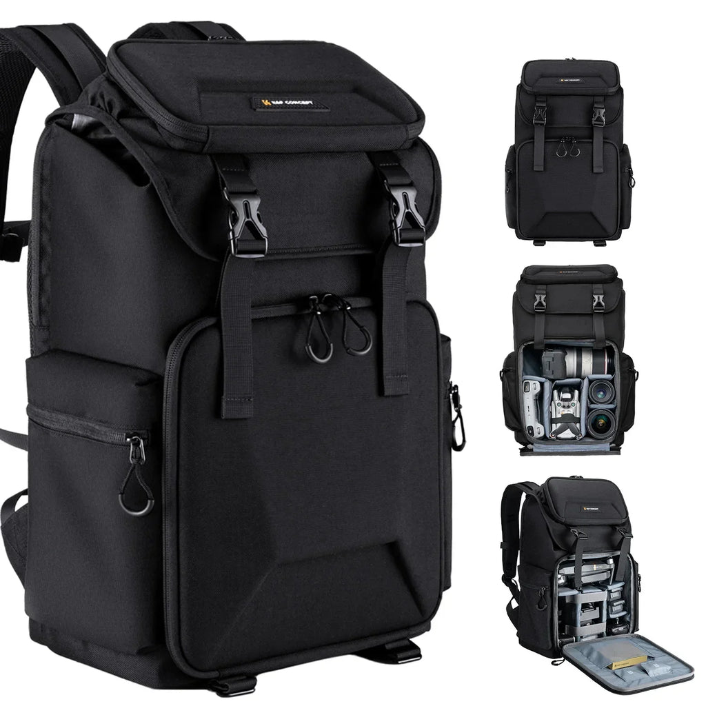 NNEOBA 25L Professional Camera Backpack Black-0