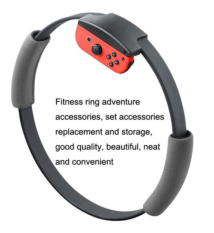 NNEIDS Switch Armrest And Storage Fitness Ring Set - Gray-2