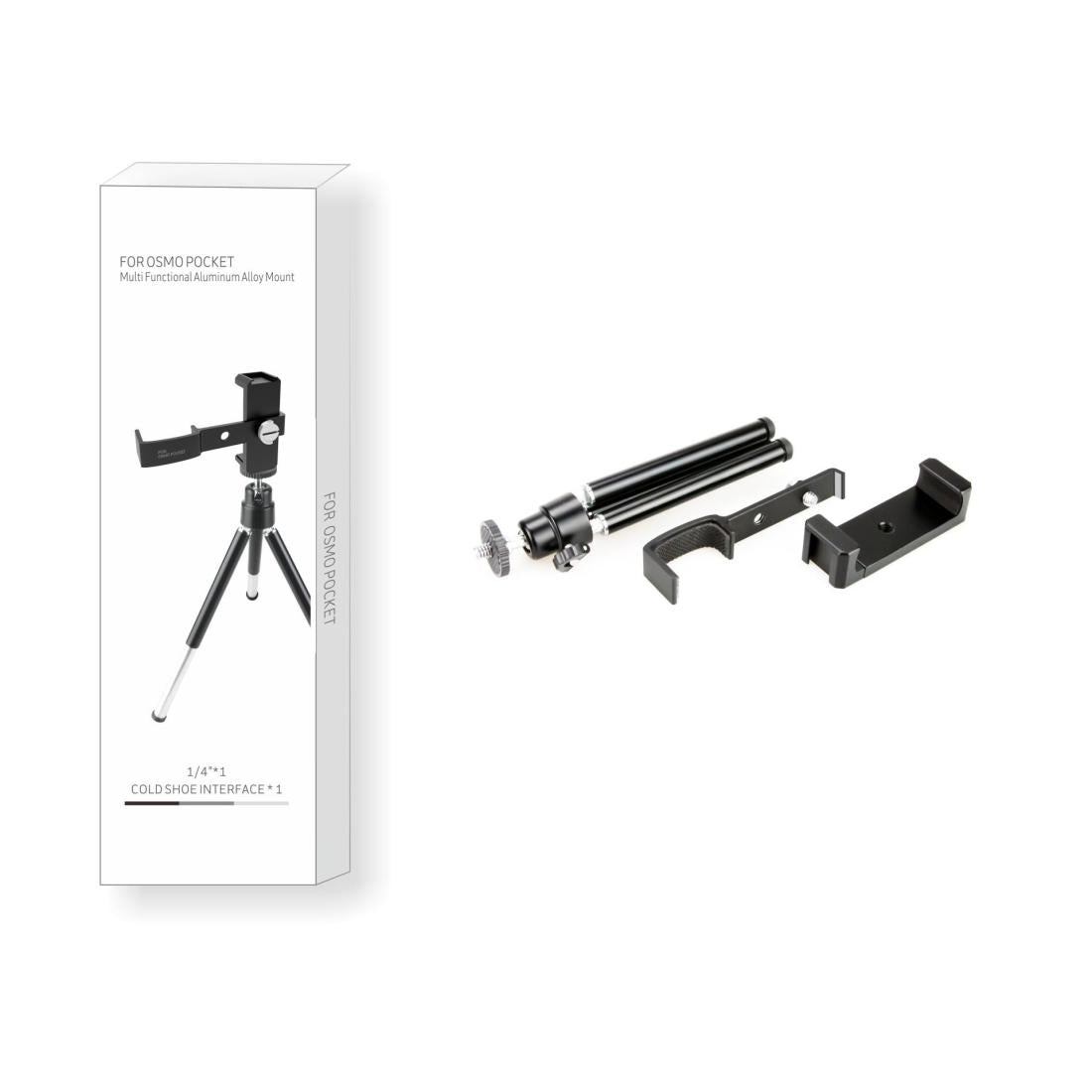 NNEIDS Versatile Aluminum Tripod For Dji Pocket - Multi-Functional-3