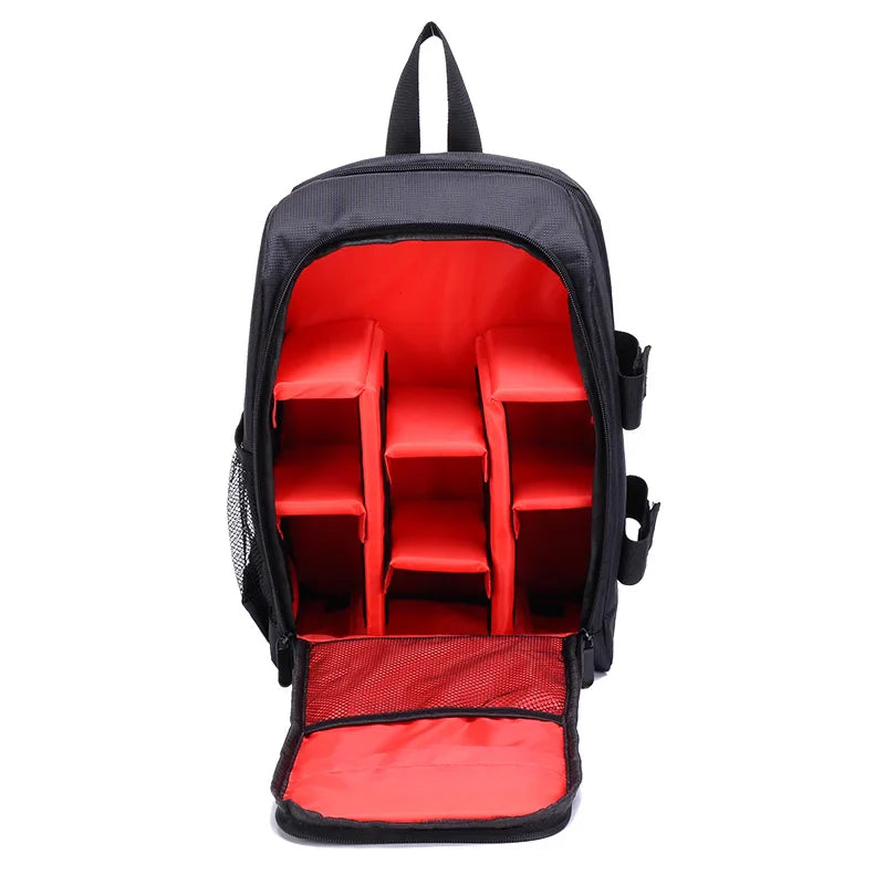 NNEOBA Camera Backpack Laptop Compartment Red-0