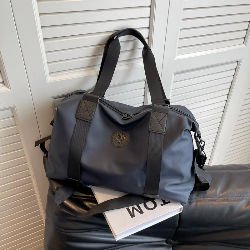 NNEDSZ Travel-ready Waterproof Sports Bag for Fitness - Blue-0