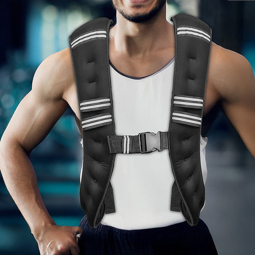 10KG Weighted Vest Top Gym Exercise Fitness Strength Sports Training Weight Loss-1