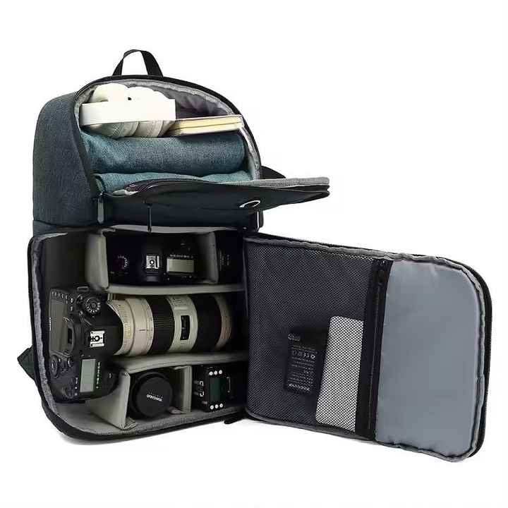 NNEDSZ Waterproof DSLR Camera Backpack - Multifunctional large-capacity camera bag that easily carries a tripod mount and headphone jack-0