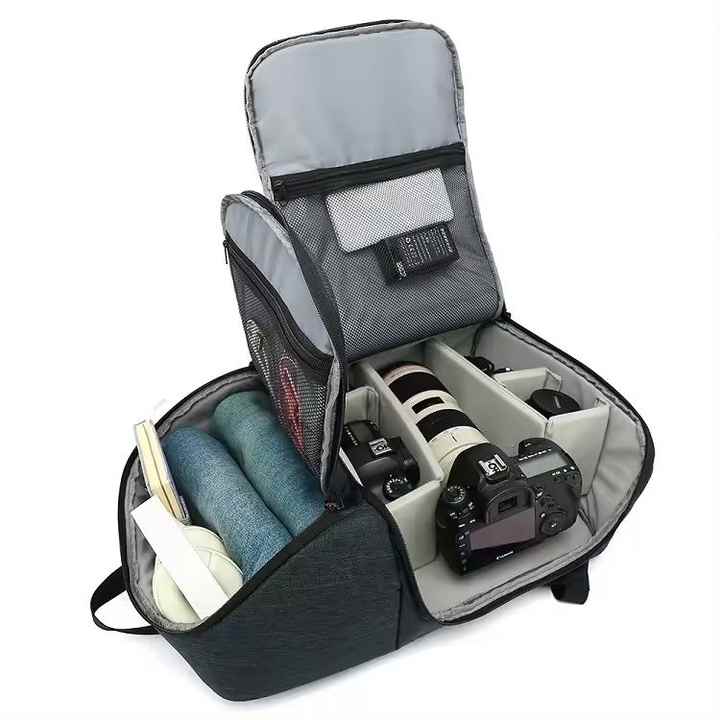 NNEDSZ Waterproof DSLR Camera Backpack - Multifunctional large-capacity camera bag that easily carries a tripod mount and headphone jack-1