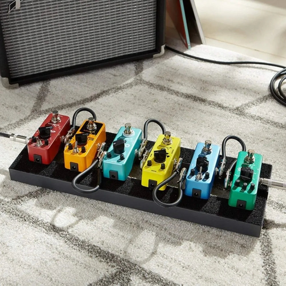 15cm/30cm Guitar Effects Pedal Cable Copper Core Flat Design Guitar Instrument Cable Surface Wire Right-angle Plug Cable