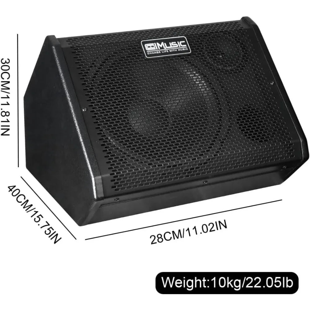 Electric Drum AMP 80-Watt Electronic Drum Amplifier DM80 Keyboard Speaker with Bluetooth