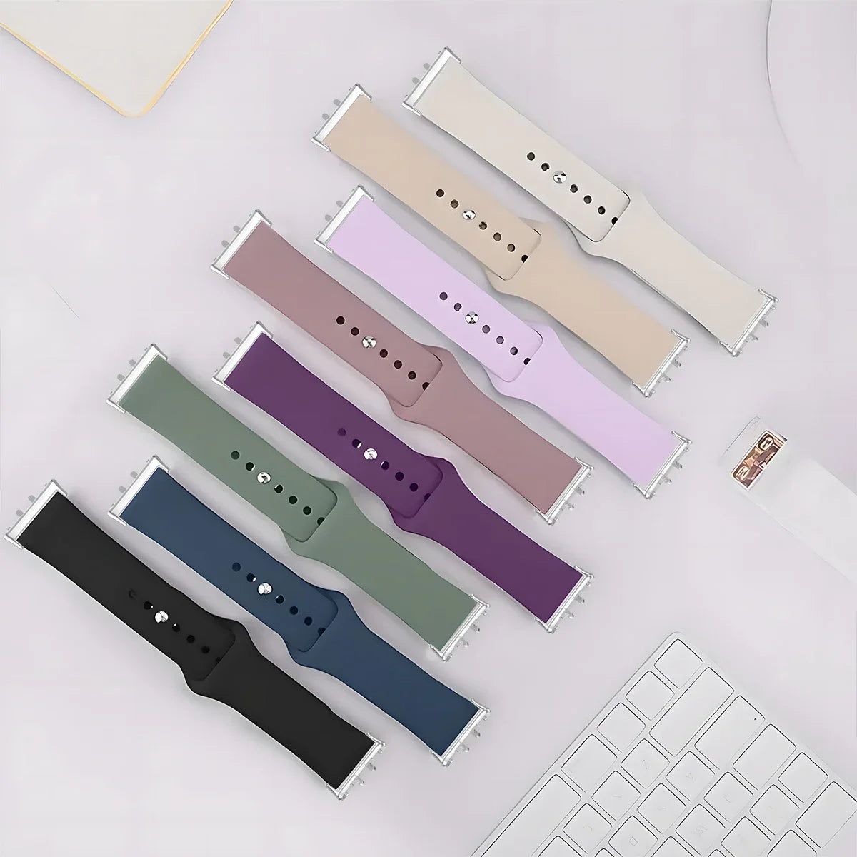 Soft Silicone Strap For Samsung Galaxy Fit 3 Smart Watch Sports Bracelet Watchband For Galaxy Fit3 Replacement Wrist Band Correa
