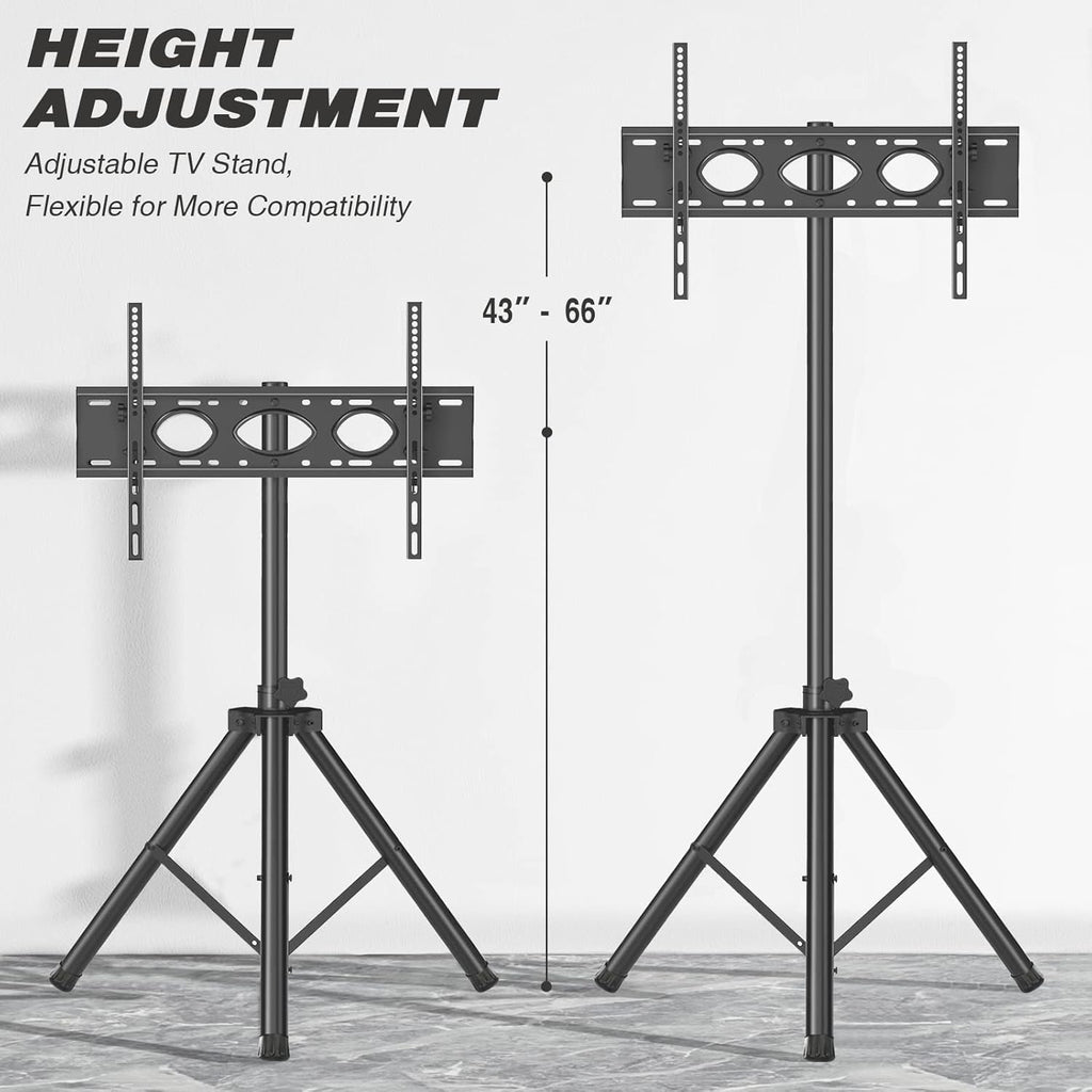 Tripod TV Stand For 23-75 Inch TVs Tilt 15 Degrees-4