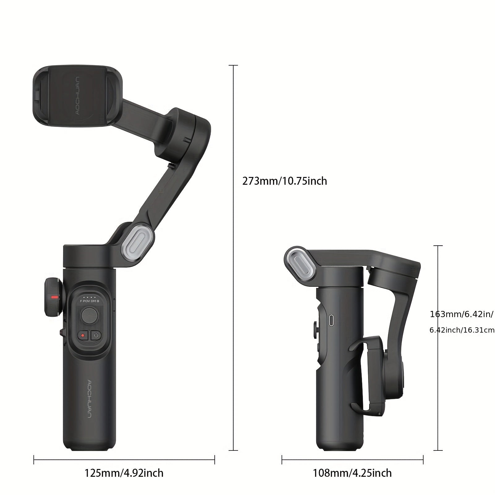 NNETM Handheld Gimbal Stabilizer for Smartphones (3-Axis)-2